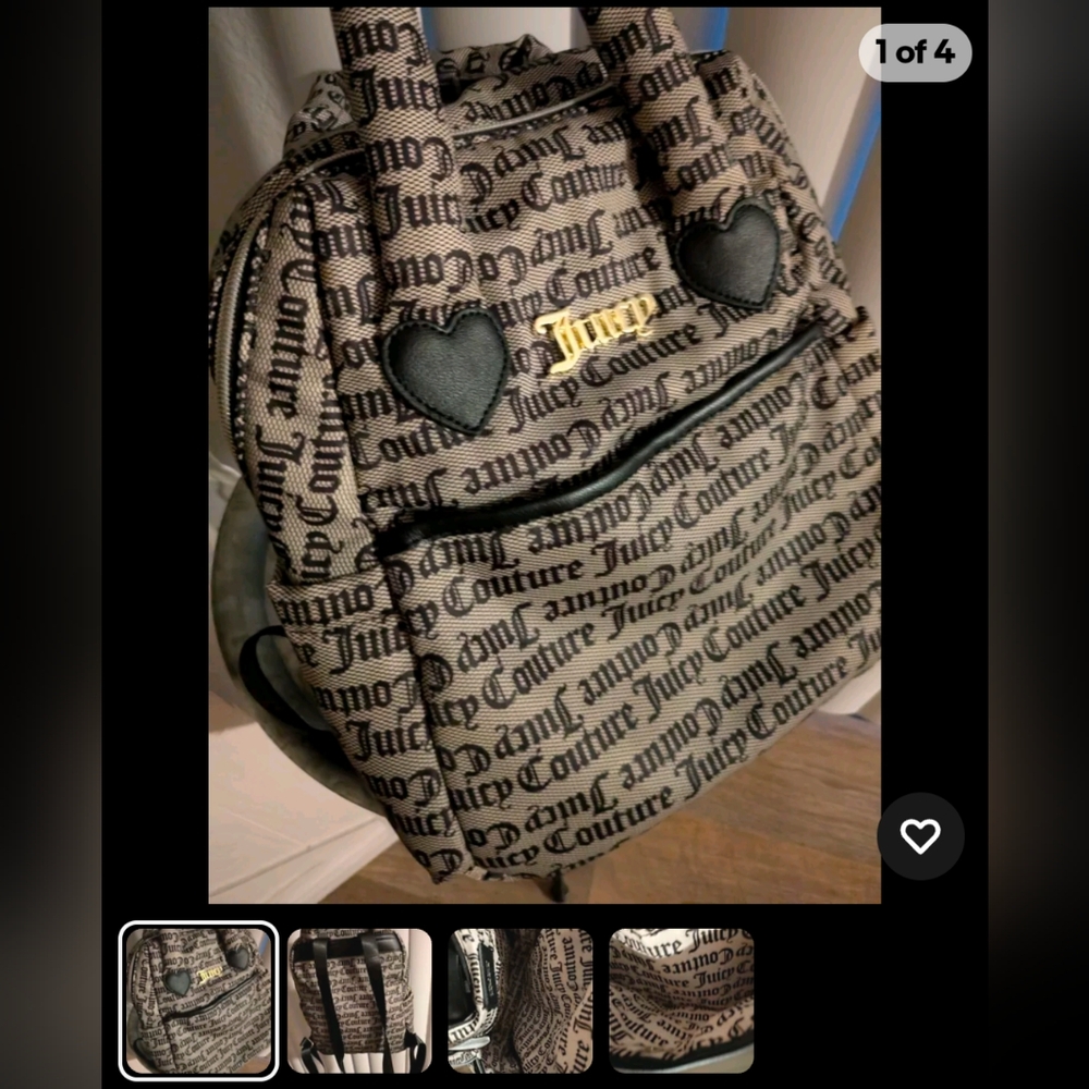 Juicy Couture Puff Bag Recycled Materials
